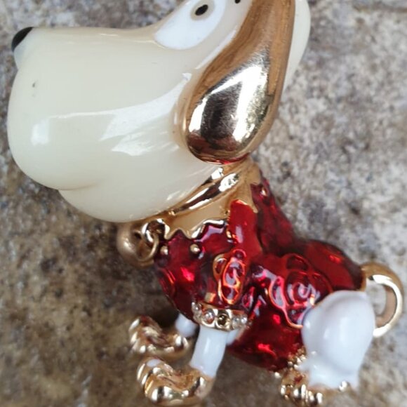 Dog Gold Metal Key Chain Key Ring Handbag Purse Pendant Charm Accessory Gift - Picture 3 of 3